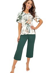 Piżama Donna Olivia 3/4 kr/r S-2XL