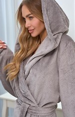 Szlafrok L&L 2602 Honey długi S-XL