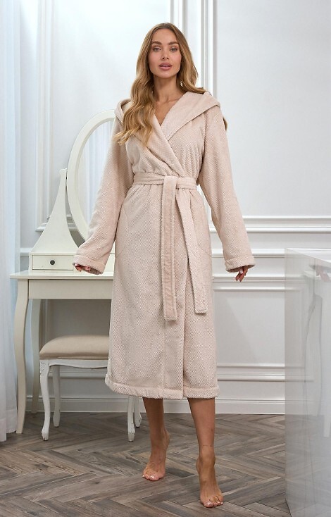 Szlafrok L&L 2602 Honey długi S-XL