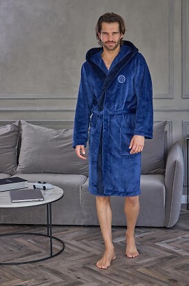 Szlafrok L&L 2663 Active M-2XL - zdjęcie 2
