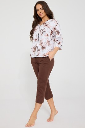 Piżama Cornette 162/498 Simone 3/4 3XL-5XL