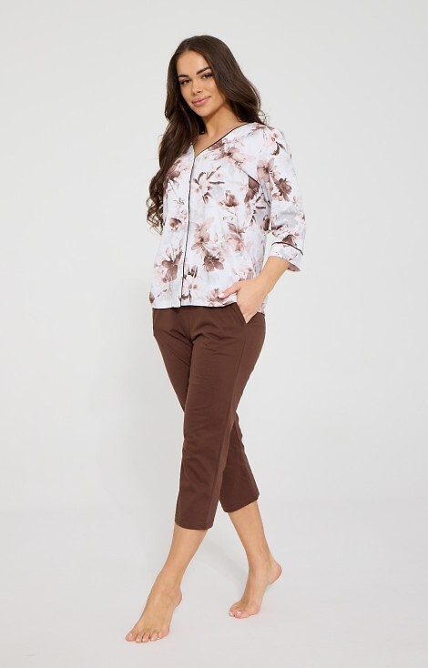 Piżama Cornette 162/498 Simone 3/4 3XL-5XL