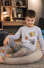 Piżama Cornette Young Boy 966/190 Fun dł/r 134-164