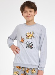 Piżama Cornette Young Boy 966/190 Fun dł/r 134-164