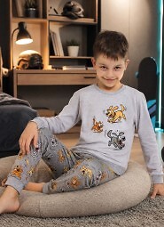 Piżama Cornette Young Boy 966/190 Fun dł/r 134-164