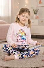 Piżama Cornette Young Girl 592/210 Friendship dł/r 134-170