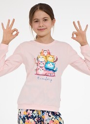 Piżama Cornette Young Girl 592/210 Friendship dł/r 134-170