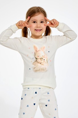 Piżama Cornette Kids Girl 594/201 Sleeping dł/r 86-128 - zdjęcie 2