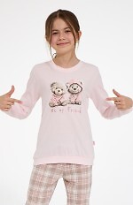 Piżama Cornette Young Girl 592/202 Be My Friend dł/r 134-164