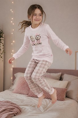 Piżama Cornette Young Girl 592/202 Be My Friend dł/r 134-164