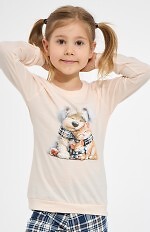 Piżama Cornette Kids Girl 594/203 Home Friends dł/r 86-128