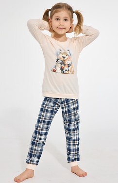 Piżama Cornette Kids Girl 594/203 Home Friends dł/r 86-128