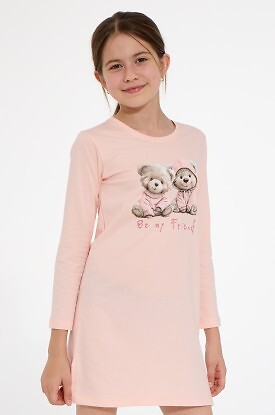 Koszula Cornette Young Girl 258/209 Be My Friend 2 dł/r 134-164 - zdjęcie 2