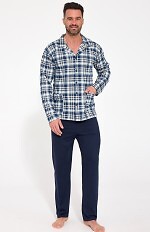 Cornette 114/85 long sleeve/long leg pajamas 3XL-5XL button-down