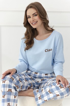 Piżama Taro 3631 Freja dł/r S-XL Z26/27 - zdjęcie 2