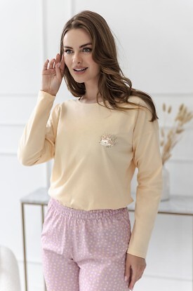 Piżama Taro 3617 Marigold dł/r S-XL Z26/27 - zdjęcie 2