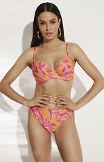 Ava SF 292/5/B Brazilian Swim Briefs Pink Papaya S-3XL
