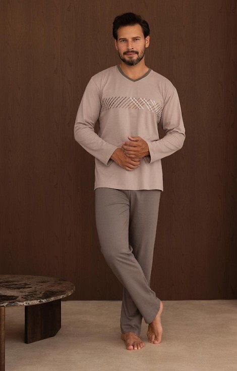 Regina 6010 long sleeve pajamas M-3XL Z26/27