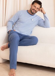 Regina 6009 long sleeve pajamas M-3XL Z26/27
