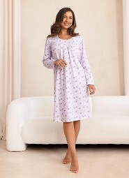 Regina 020 long sleeve nightshirt M-3XL Z26