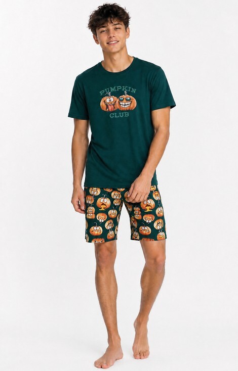 Cornette F&Y 551/58 Pumpkin Club short sleeve/shorts pajamas 164-188