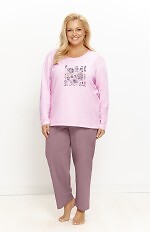 Piżama Taro 3657 Solene dł/r 2XL-4XL Z26