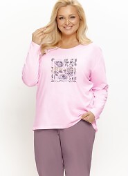 Piżama Taro 3657 Solene dł/r 2XL-4XL Z26