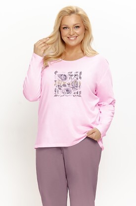 Piżama Taro 3657 Solene dł/r 2XL-4XL Z26 - zdjęcie 2