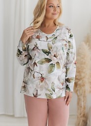 Piżama Taro 3652 Denisa dł/r 2XL-4XL Z26