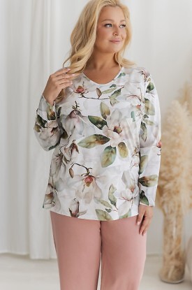 Piżama Taro 3652 Denisa dł/r 2XL-4XL Z26 - zdjęcie 2