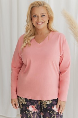 Piżama Taro 3654 Maribel dł/r 2XL-3XL Z26 - zdjęcie 2