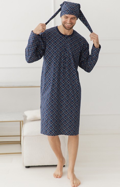 Taro 3673 Philippo long sleeve nightshirt M-2XL Z26