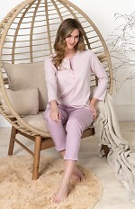 Piżama Leveza 1792 Oda 7/8 M-2XL