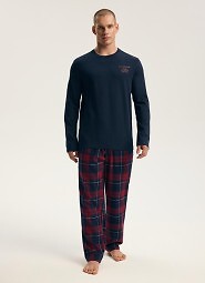 Henderson Premium 45455 Indigo long sleeve pajamas M-3XL
