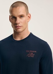 Henderson Premium 45455 Indigo long sleeve pajamas M-3XL