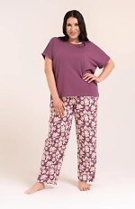 Moraj PDD4500-015 short sleeve/long pants pajamas M-2XL