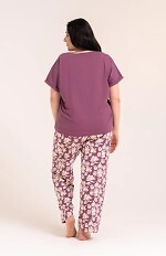 Moraj PDD4500-015 short sleeve/long pants pajamas M-2XL