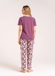 Moraj PDD4500-015 short sleeve/long pants pajamas M-2XL