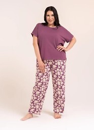 Moraj PDD4500-015 short sleeve/long pants pajamas M-2XL