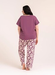 Moraj PDD4500-015 short sleeve/long pants pajamas M-2XL