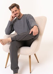 Moraj PDM4600-021 long sleeve pajamas M-2XL
