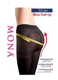 Rajstopy Mona Micro Push-Up 50 den 2-4