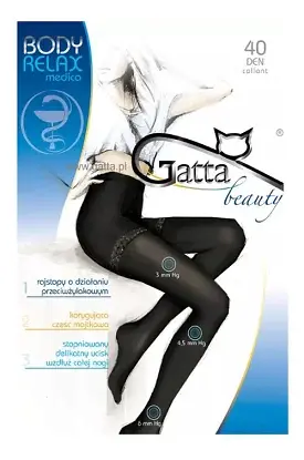 Rajstopy Gatta Body Relax Medica 40 den 5-XL