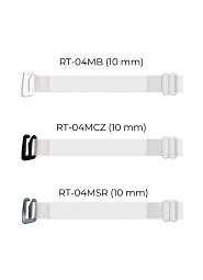 Ramiączka Julimex RT 04 silikonowe z metalowym zaczepem 10 mm