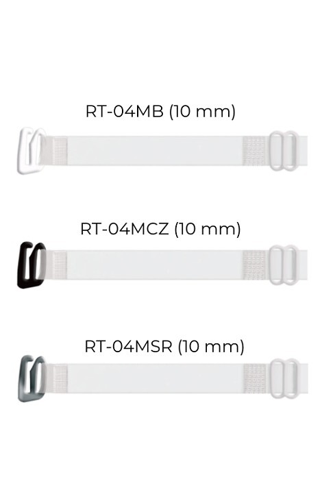 Ramiączka Julimex RT 04 silikonowe z metalowym zaczepem 10 mm