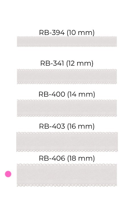 Ramiączka Julimex RB 406,407 Taśma 18 mm