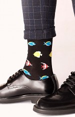 Skarpety Gatta/Wola U94.N03 Perfect Man Casual wzorowane 39-47