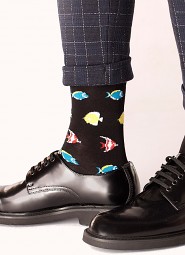 Skarpety Gatta/Wola U94.N03 Perfect Man Casual wzorowane 39-47