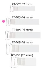 Ramiączka Julimex RT 103 silikonowe z metalowym zaczepem 14 mm
