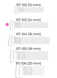 Ramiączka Julimex RT 103 silikonowe z metalowym zaczepem 14 mm